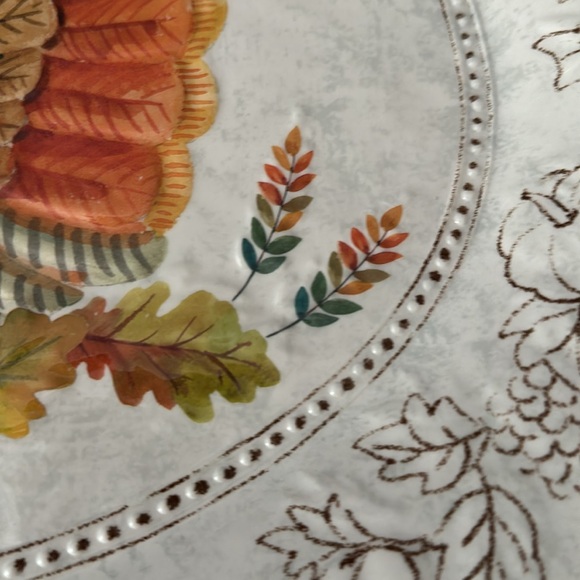 The Farmhouse by Rachel Ashwell Turkey 🦃 Serving Tray Platter Melamine NEW - Picture 8 of 8